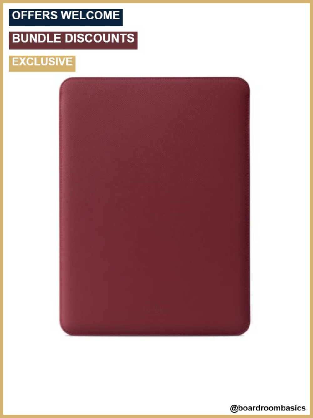 Genuine Leather Laptop Sleeve 14 Inch Slim Microfiber Lined Protective Case